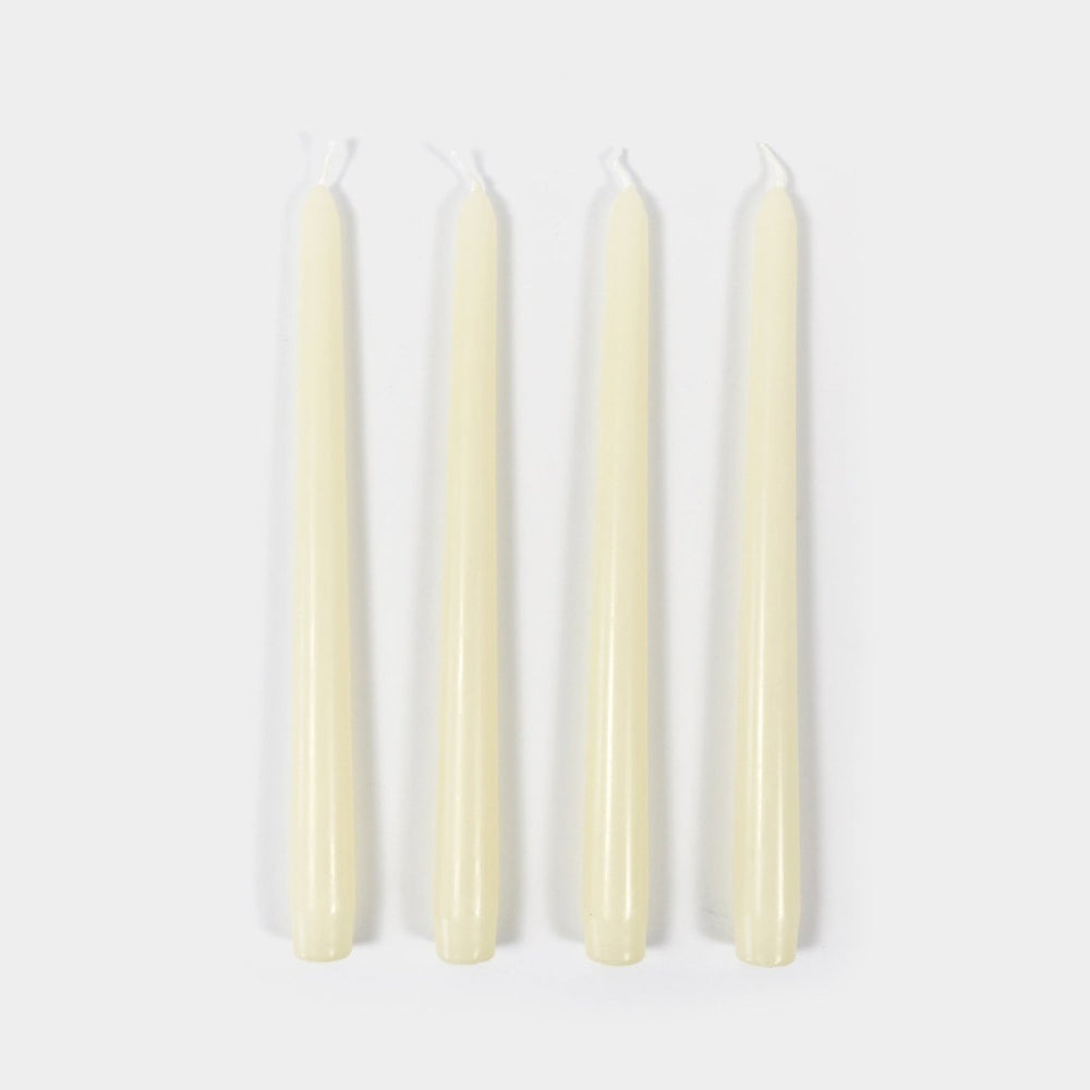 54Celsius Taper Candles, 4 Pack - Cream - lily & onyx