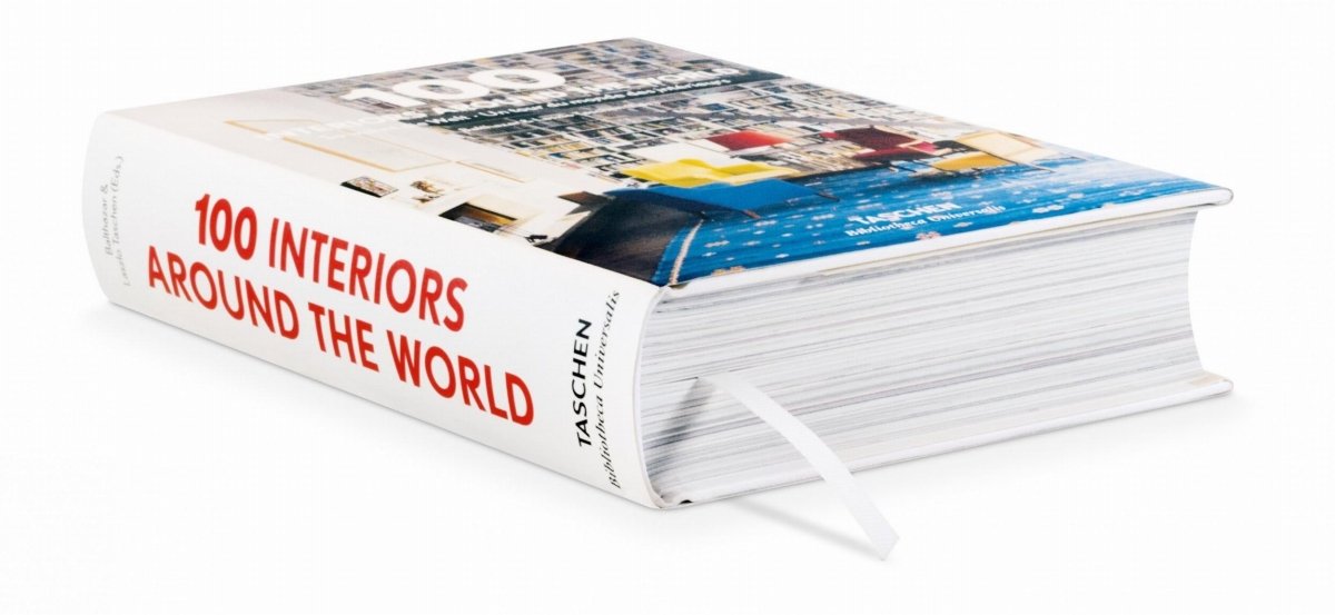 TASCHEN 100 Interiors Around the World - Hardcover Design Book (720 Pages)