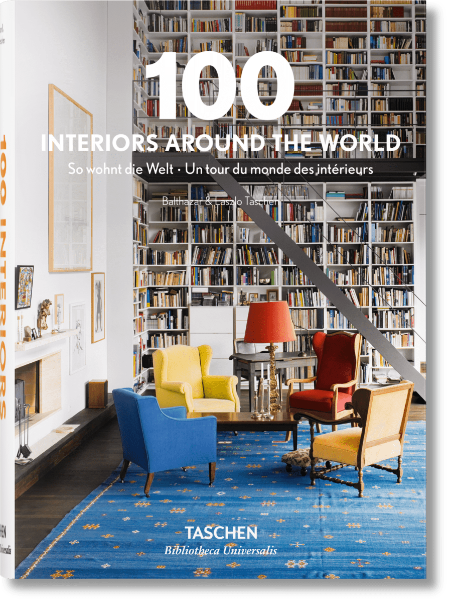 TASCHEN 100 Interiors Around the World - Hardcover Design Book (720 Pages)