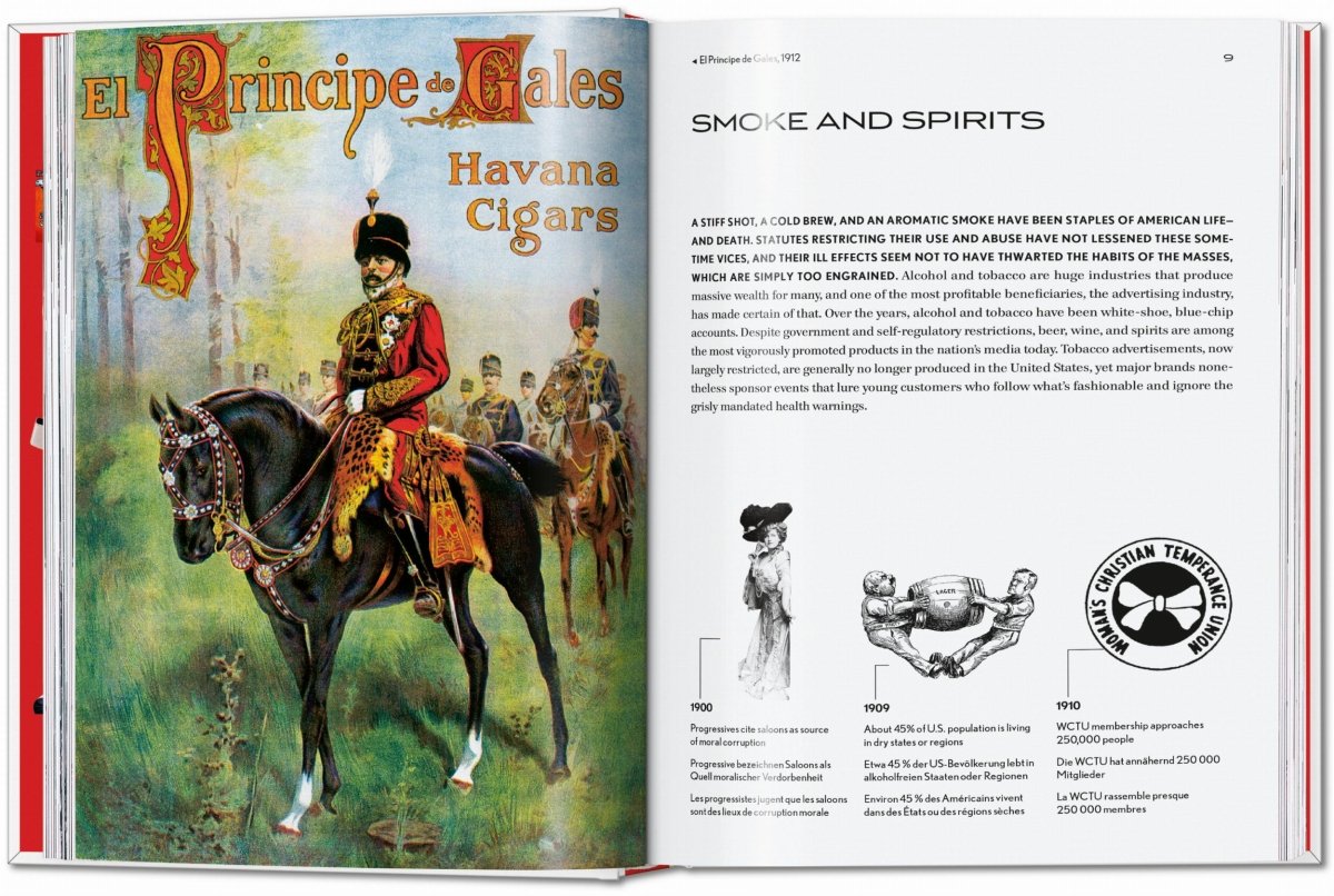 TASCHEN 20th Century Alcohol & Tobacco Ads. 40th Ed. (German, French, English)