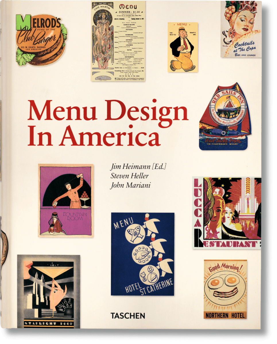 TASCHEN Menu Design in America (German, French, English)