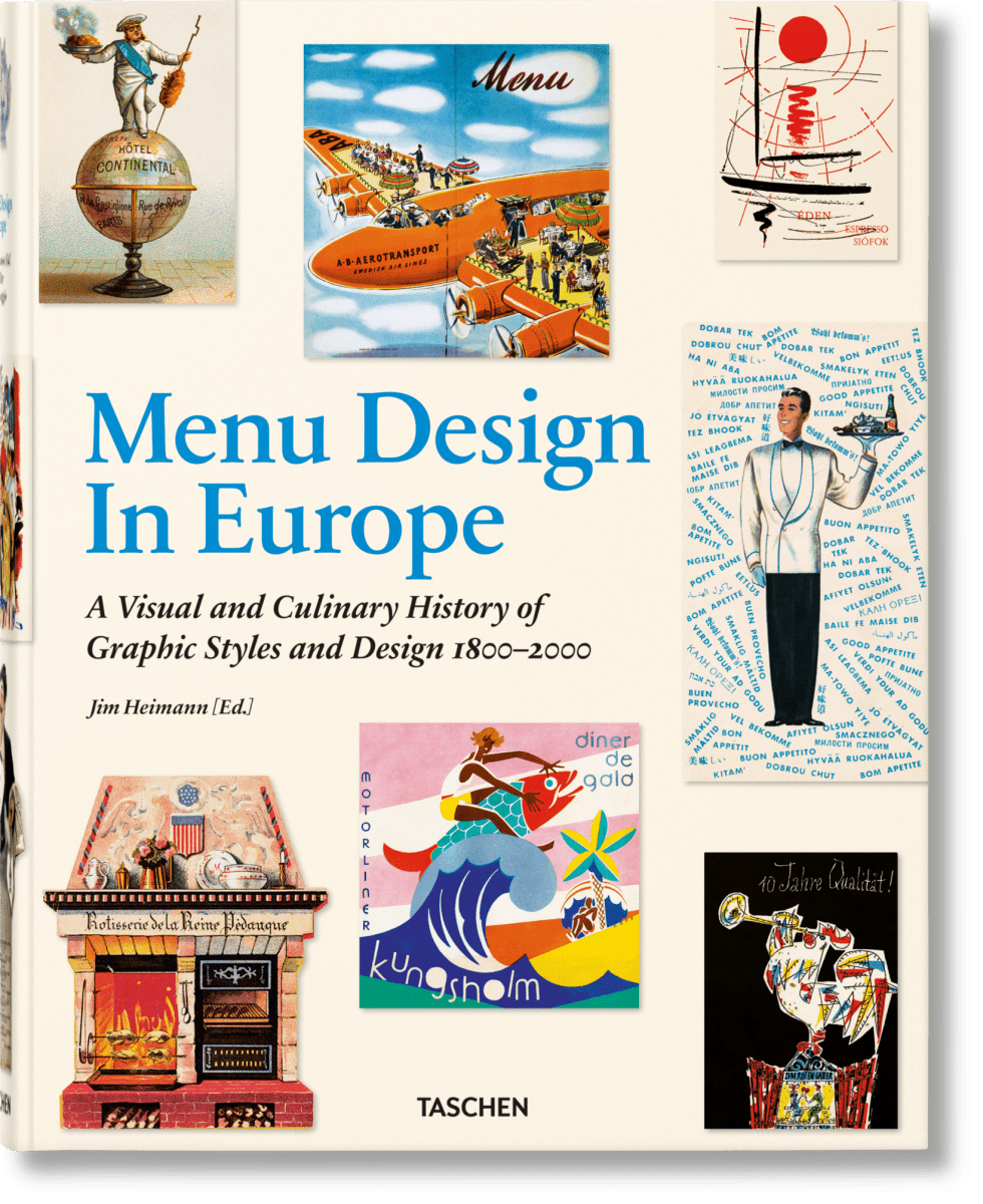 TASCHEN Menu Design in Europe (German, French, English)