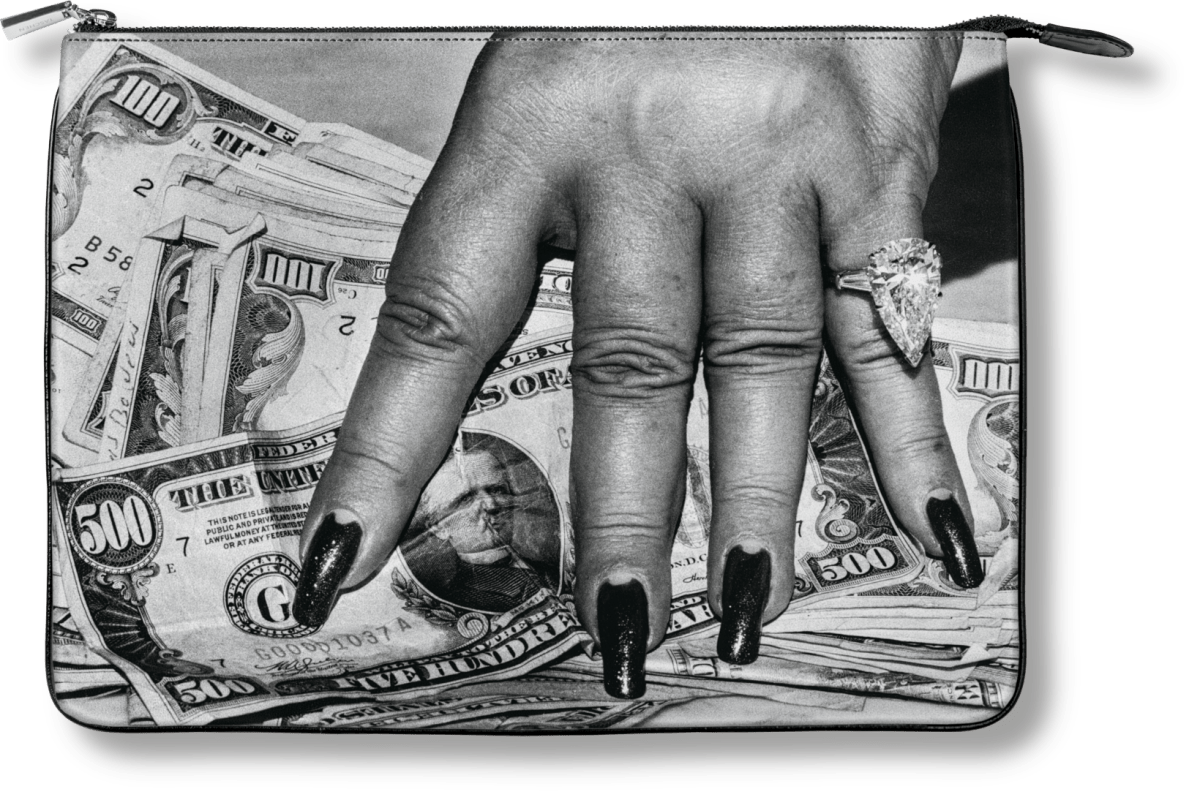 TASCHEN TASCHEN Pouch | Helmut Newton ‘Fat Hand and Dollars’