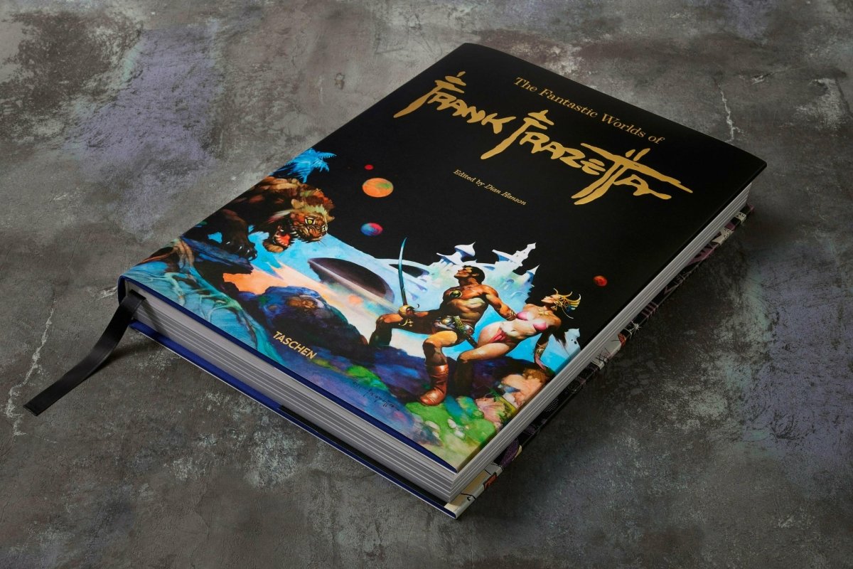 TASCHEN The Fantastic Worlds of Frank Frazetta (German, French, English) (FFE)