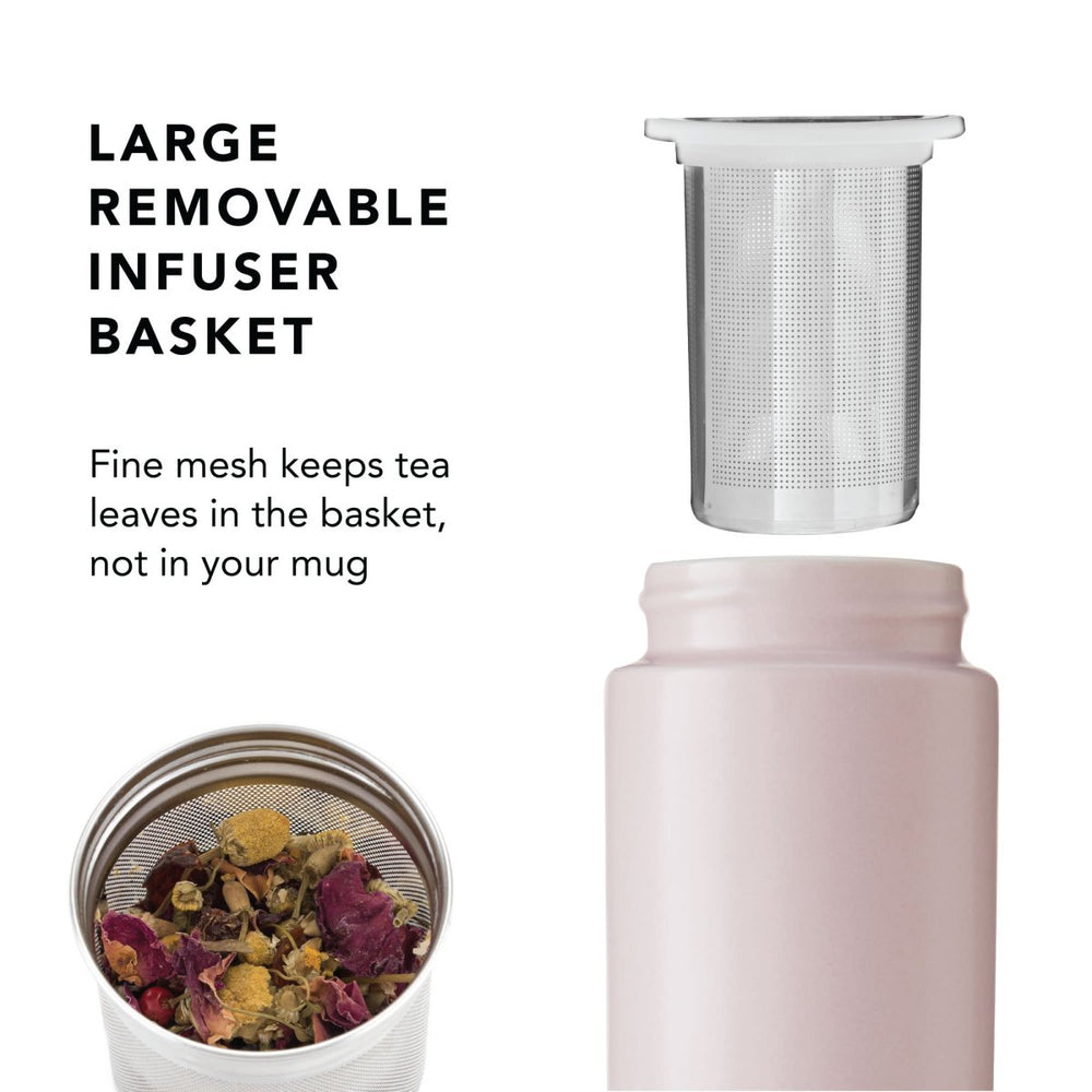 
                      
                        Pinky Up Tea Tatyana Ceramic To - Go Infuser Mug in Lavender - lily & onyx
                      
                    