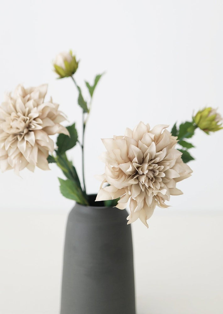 
                      
                        Afloral Taupe Artificial Dahlia Flower - 19.5" - lily & onyx
                      
                    