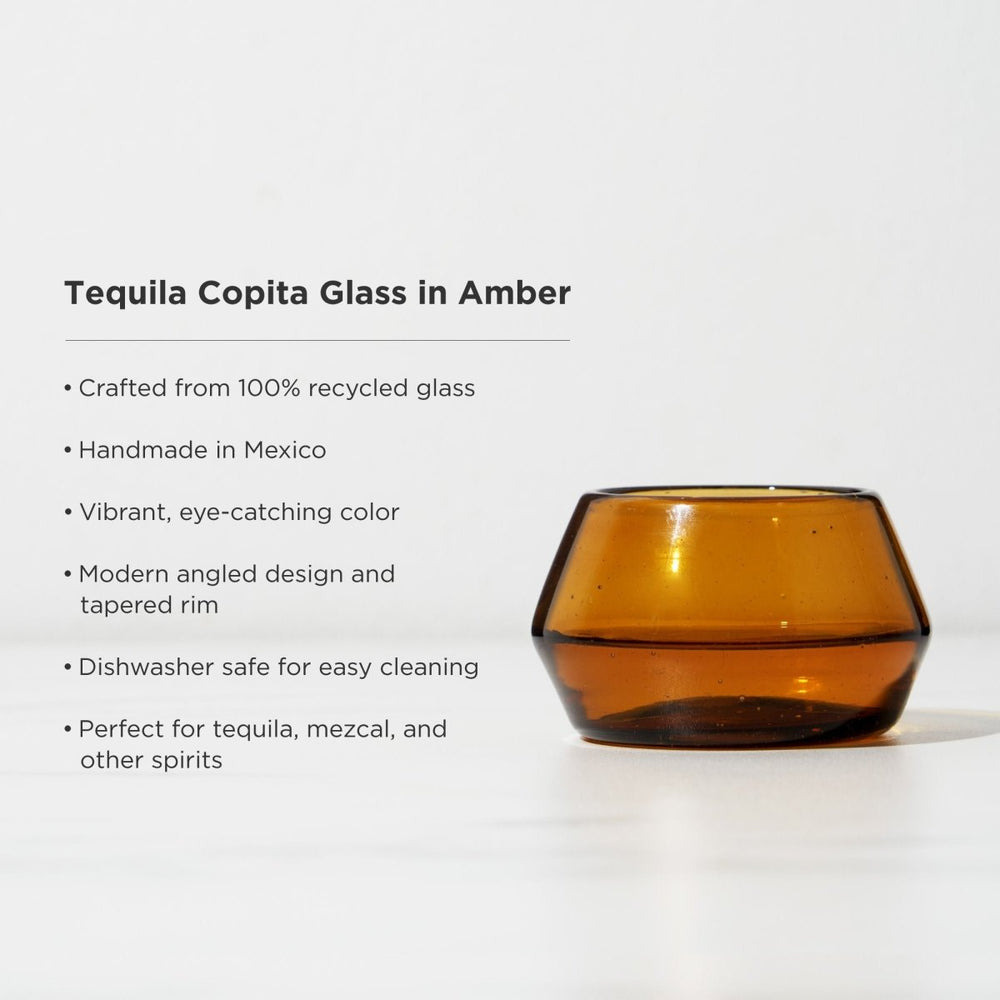 
                      
                        Viski Tequila Copita Glass, Amber - lily & onyx
                      
                    