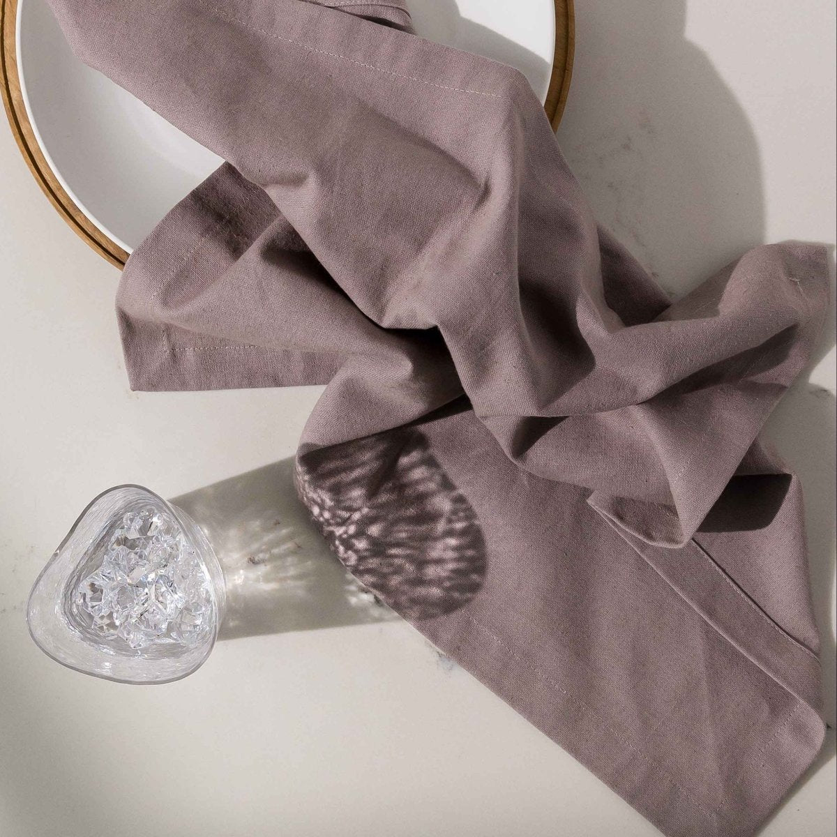 texxture Anyday™ Cotton Napkins, Gray - Set of 4
