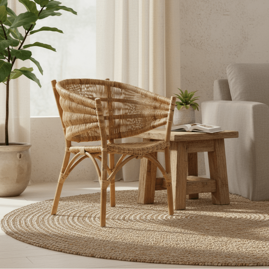 texxture Avello™ Natural Woven Rattan Arm Chair