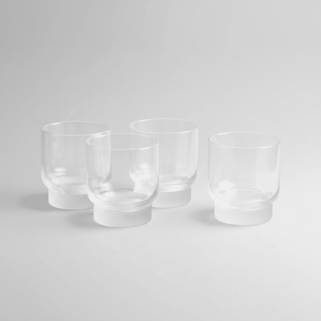 texxture Bergen™ Fused Glass Old Fashioned Glasses, Set of 4