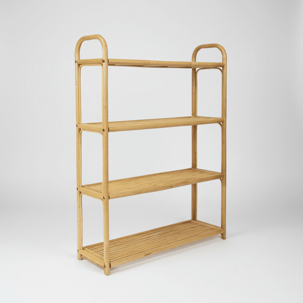 texxture Kapori™ Natural Rattan Bookshelf – 47"