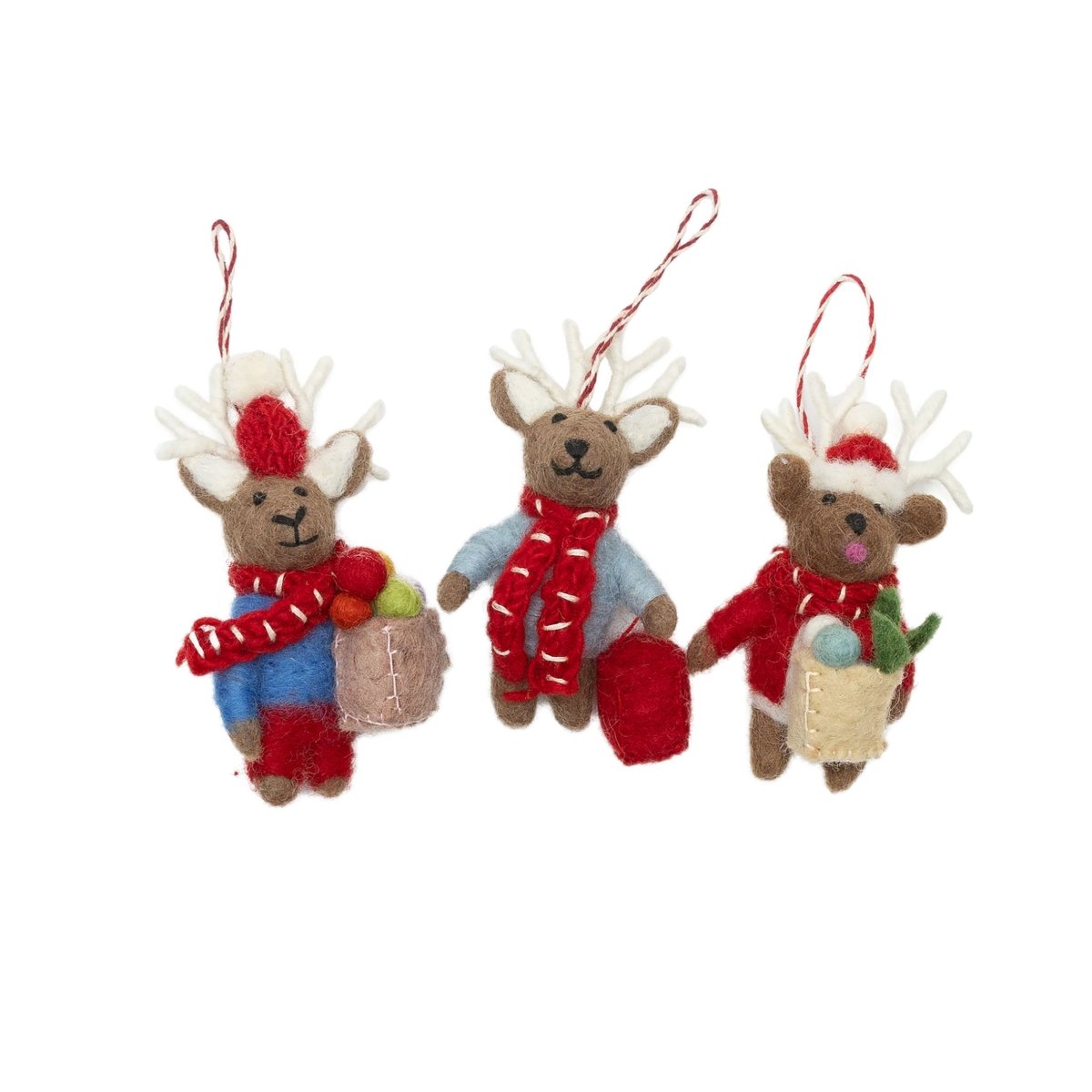 texxture Lilliput™ Nordic Cub Ornaments, Set of 3