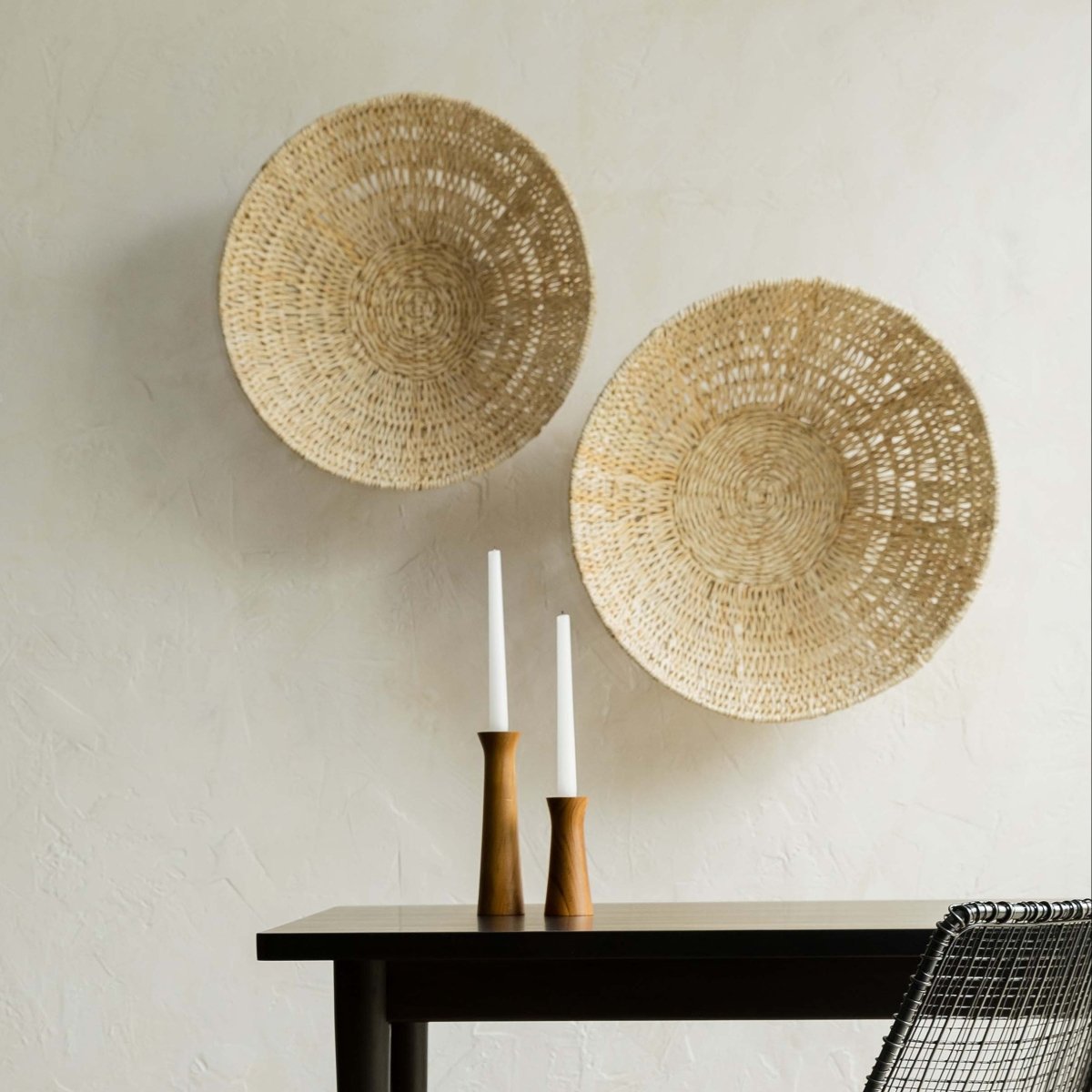 texxture Mira™ Woven Abaca Basket, Set of 2