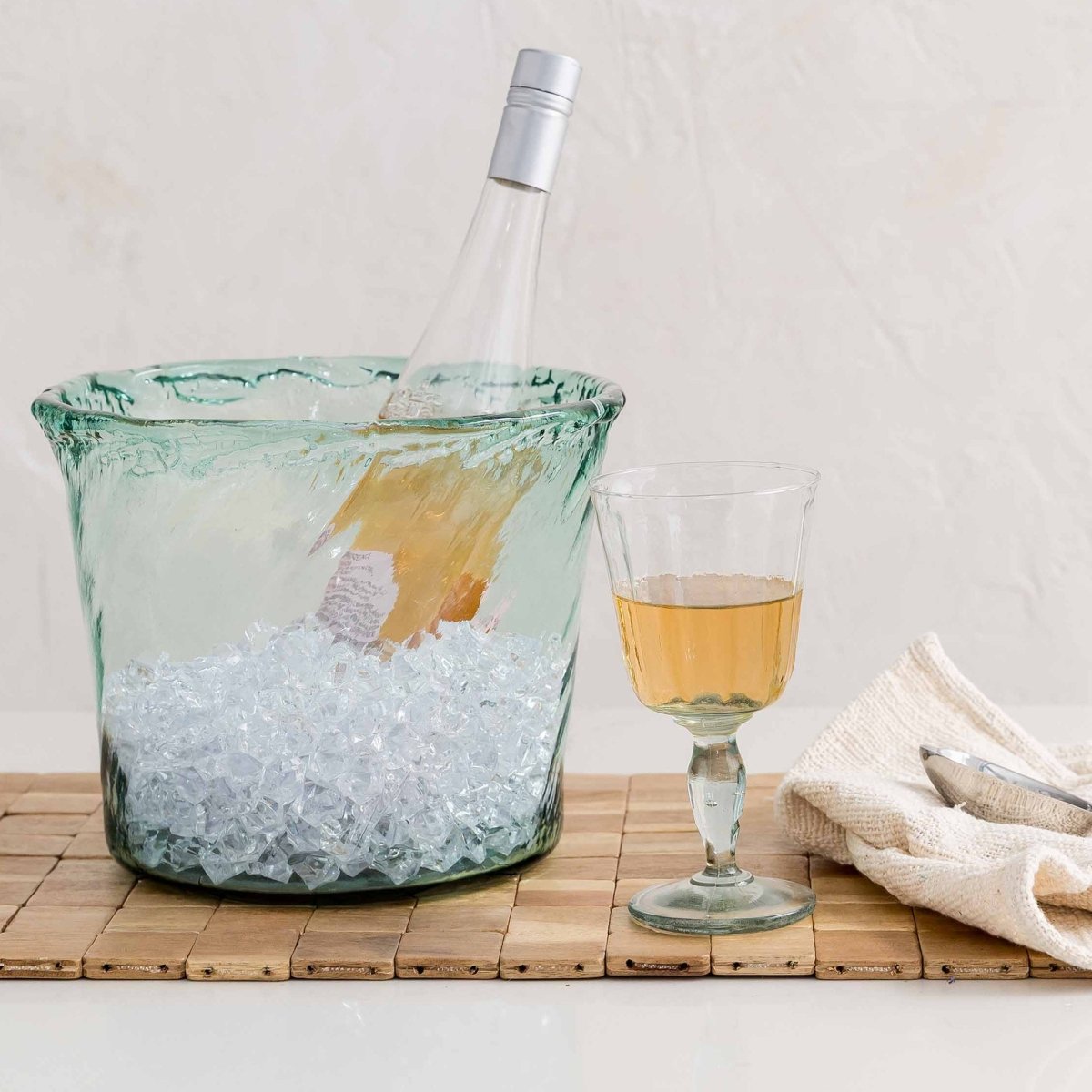 texxture Osteria™ Recycled Glass Wine Glass, Set of 4