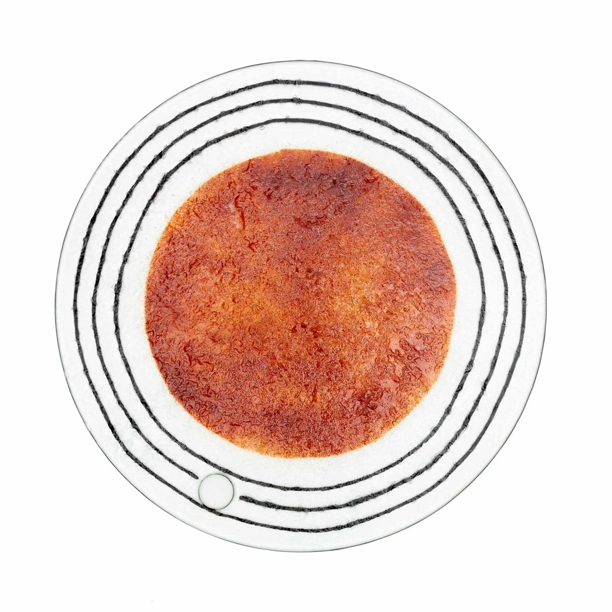 texxture Serengeti™ Hand - Blown Glass Serving Board - 15" Charcuterie Platter