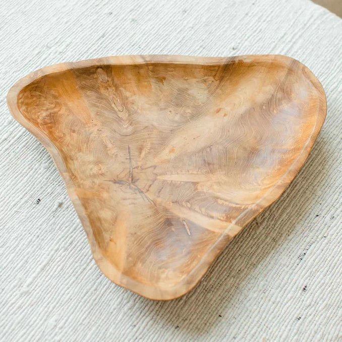 texxture Takara™ Giant Teak Root Display Serving Bowl