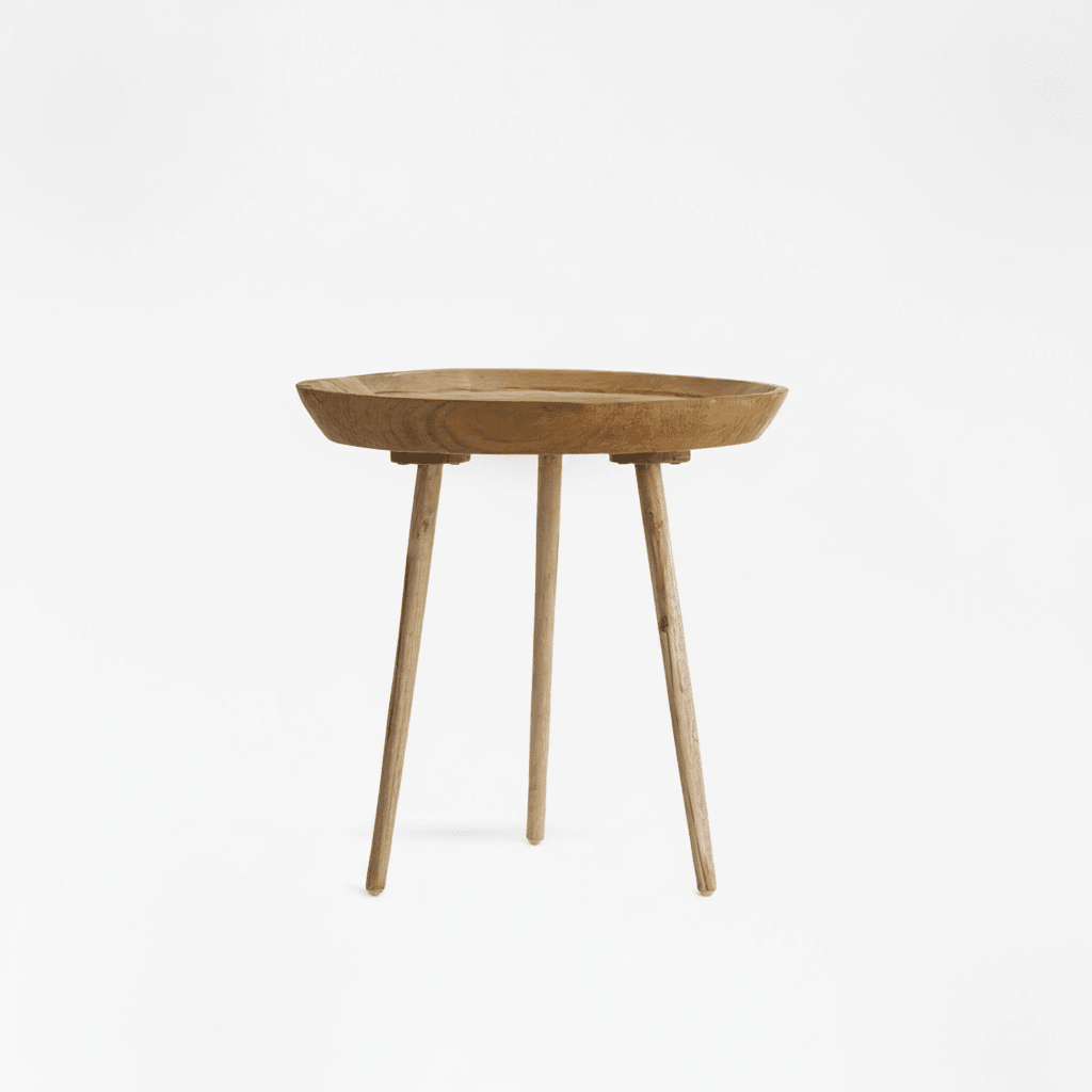 texxture Takara™ Round Teak Root Side Table