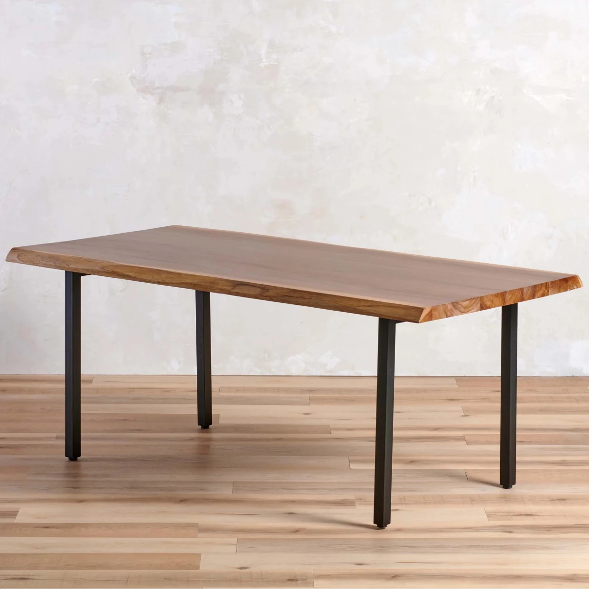 texxture Takara™ Teak Wood Live Edge Dining Table - 72" | Seats 6