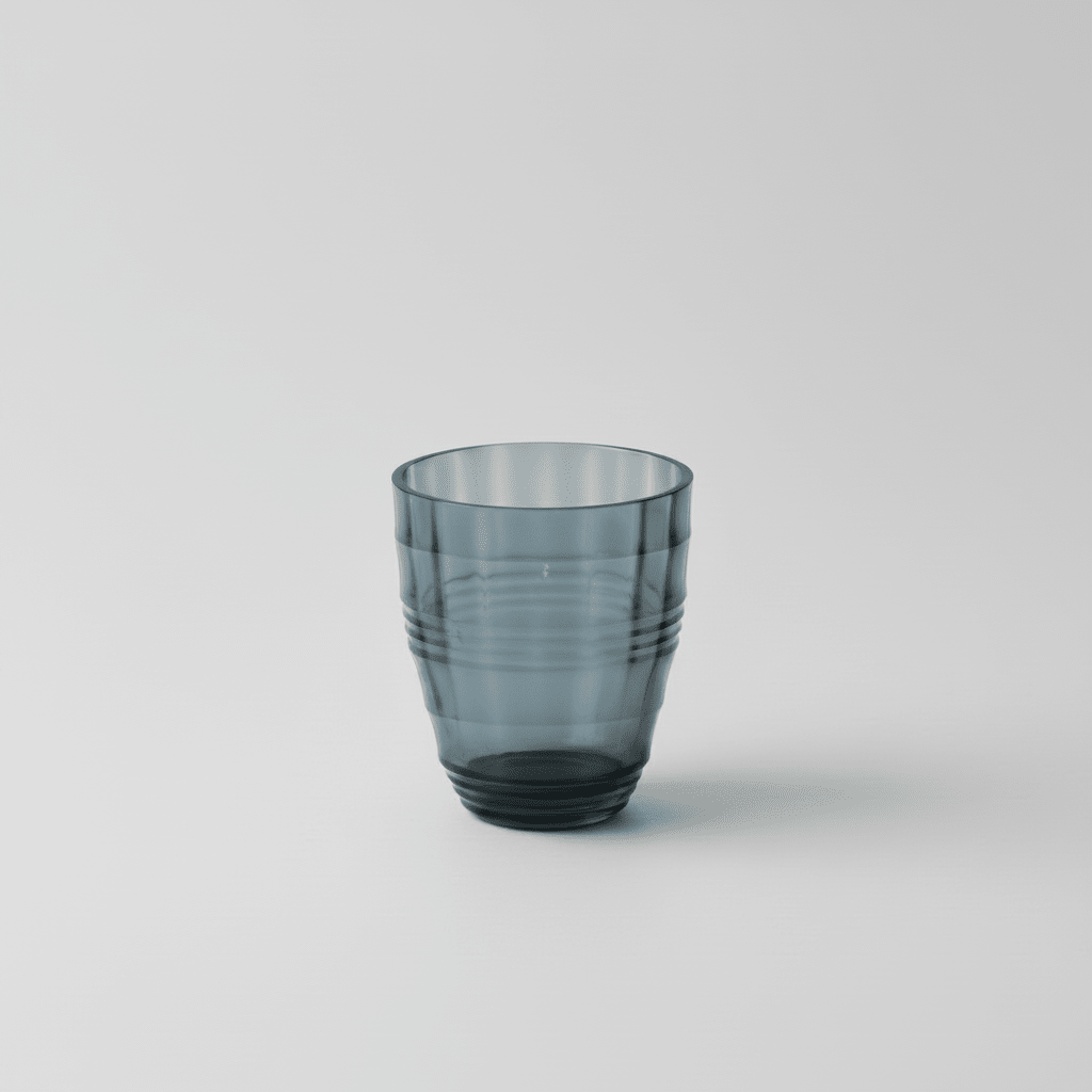 texxture Travato™ Hand-Blown Blue Glass Candle Holder
