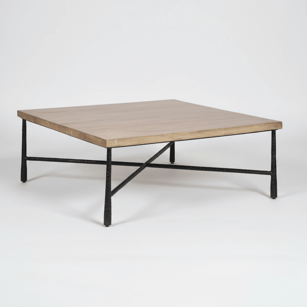 texxture Valea™ Square Mango Wood Coffee Table – 39"