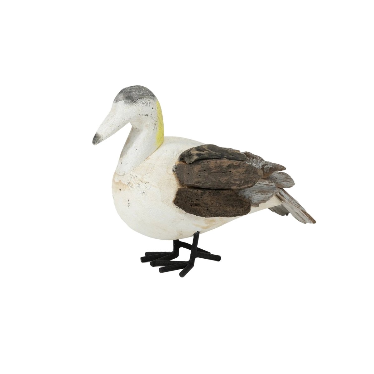 texxture Walden™ Hand - Carved Wood Duck Sculpture - Decorative Doorstop & Decor