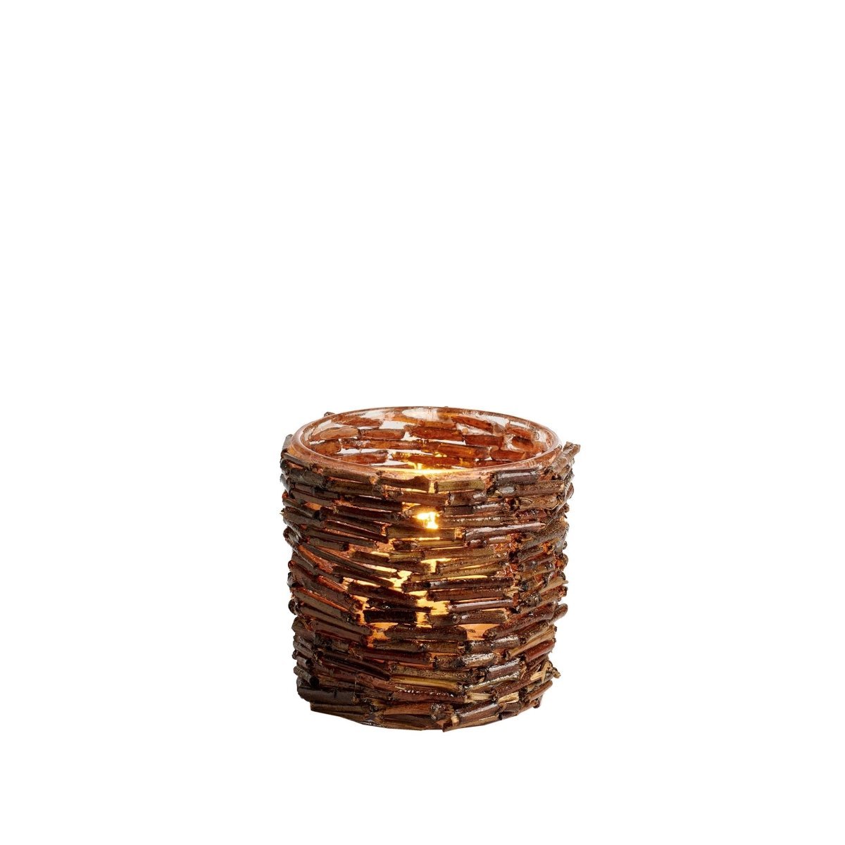 texxture Westby™ Resin & Wood Votive Candle Holder