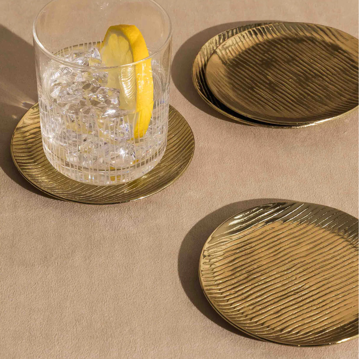 texxture Wexler™ Plates with Ridges, Set of 4