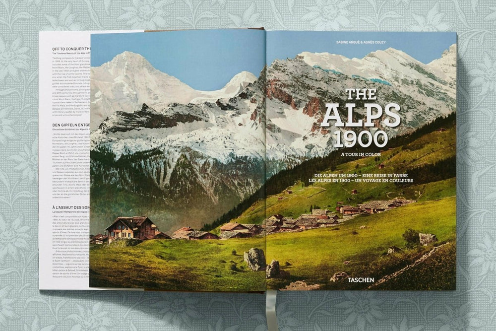 
                      
                        TASCHEN The Alps 1900. A Portrait in Color (German, French, English)
                      
                    