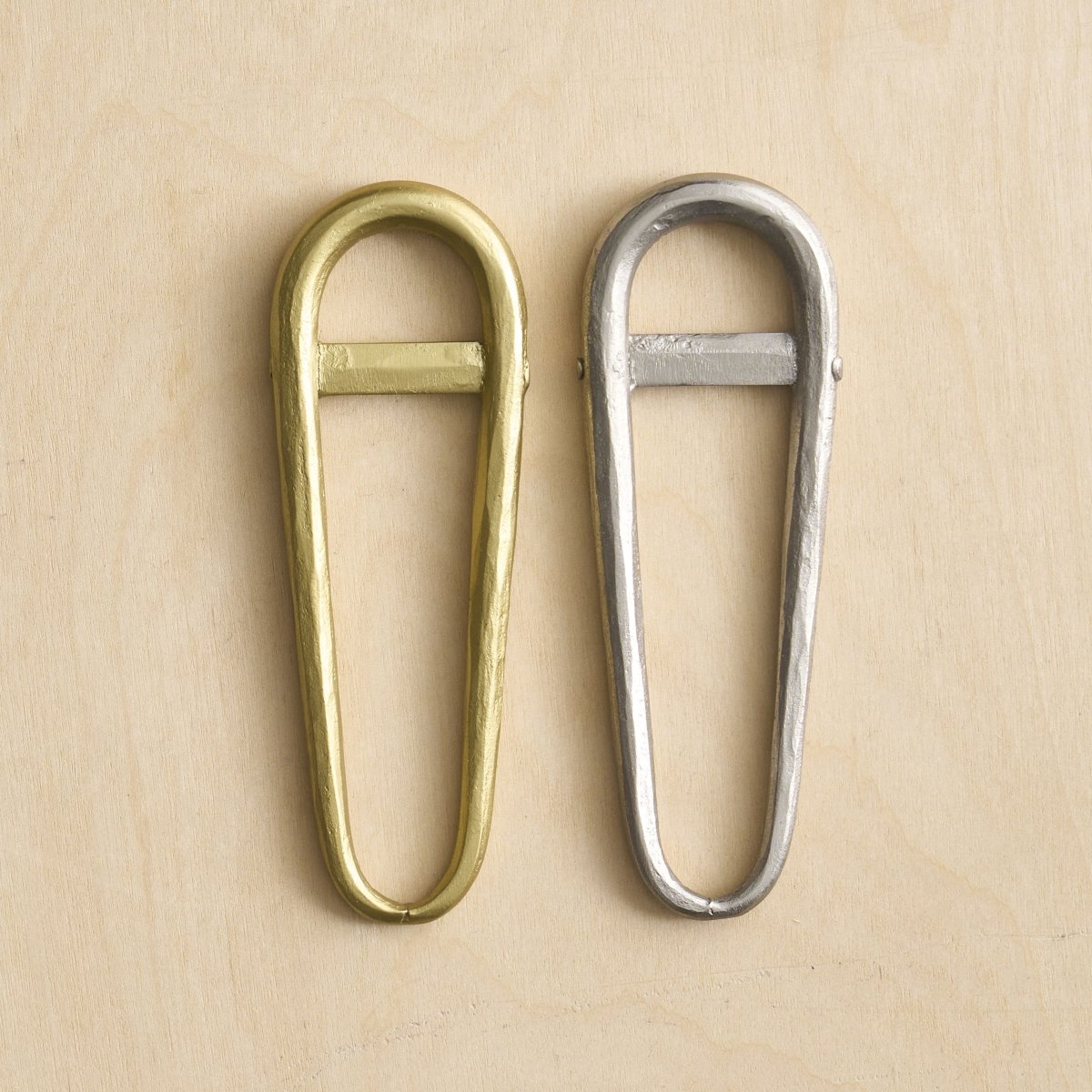 The Collective Forge Bottle Openers - Set of 2 | Brass & Pewter Steel Bar Openers