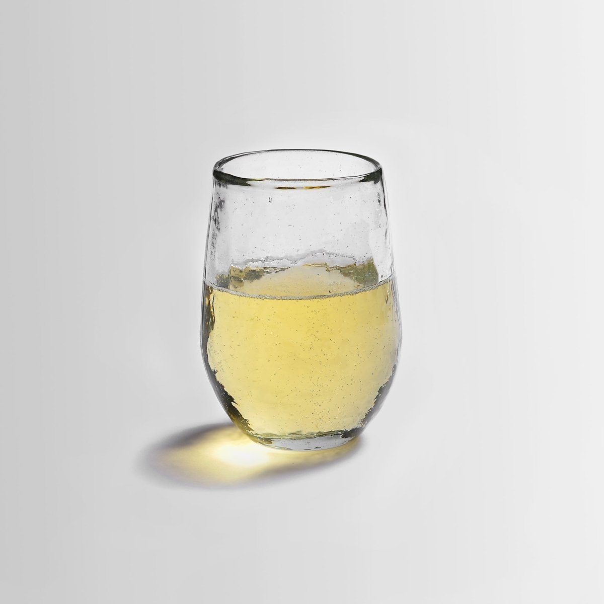 The Collective Pebbled Recycled Glass Tumblers, 8oz – Set of 4