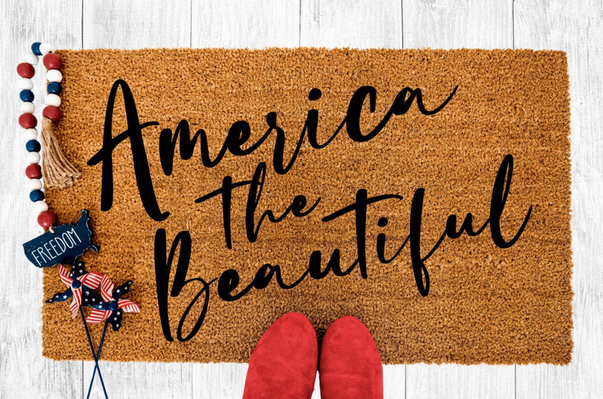 The Doormat Co. America The Beautiful Doormat
