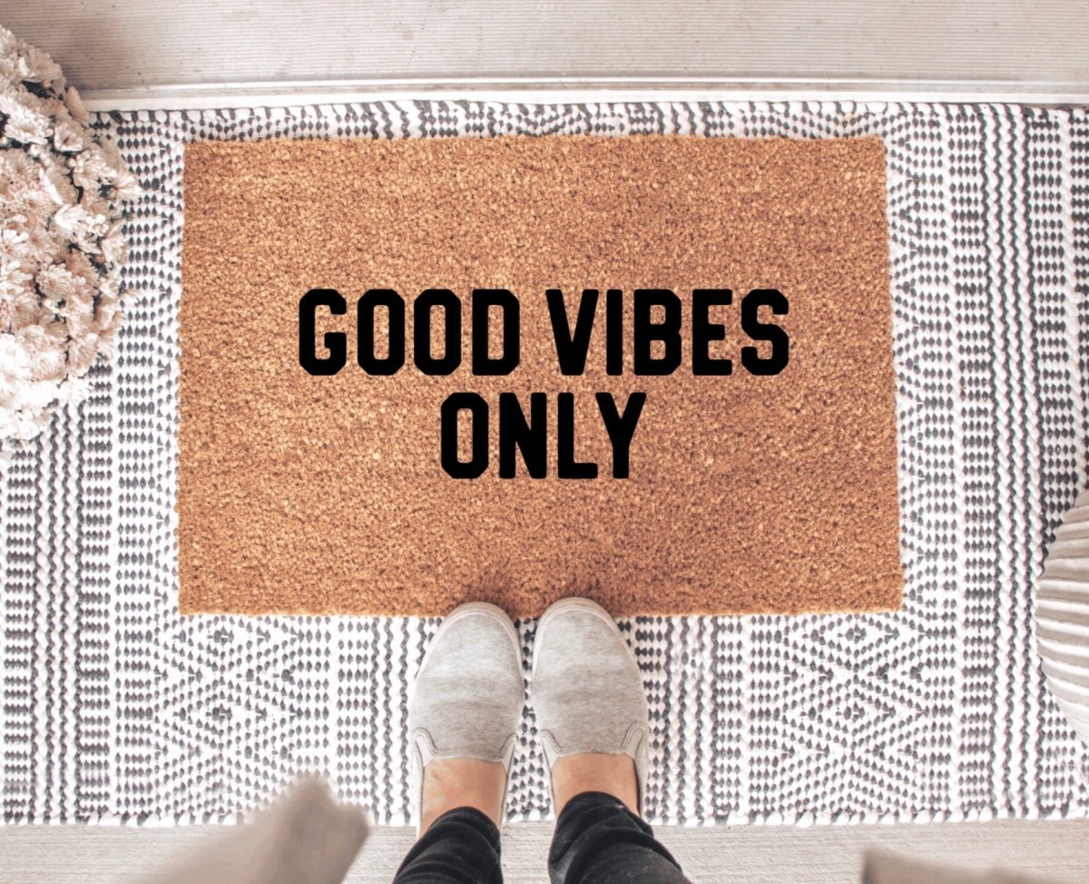 The Doormat Co. Good Vibes Only Doormat