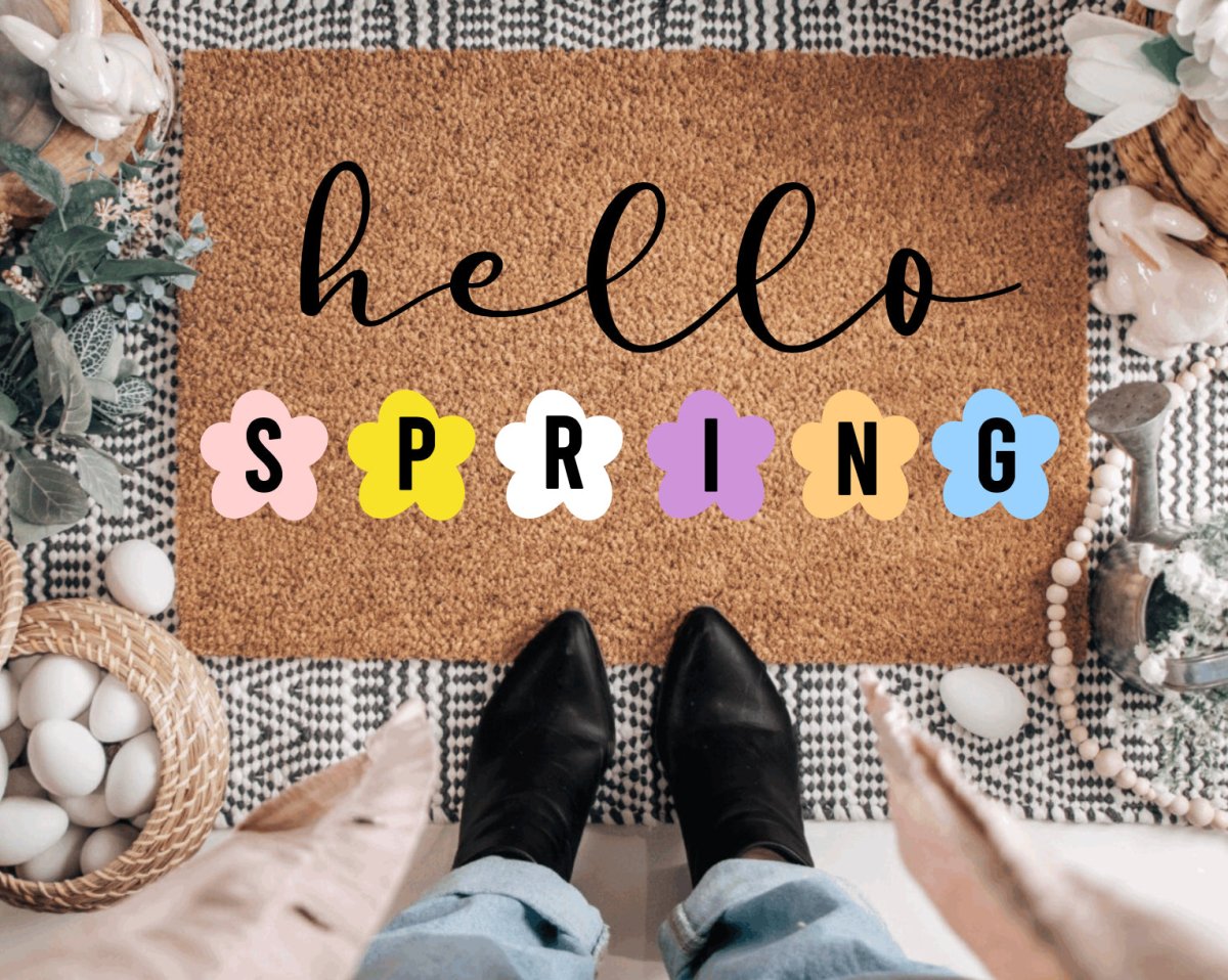 The Doormat Co. Hello Spring Doormat