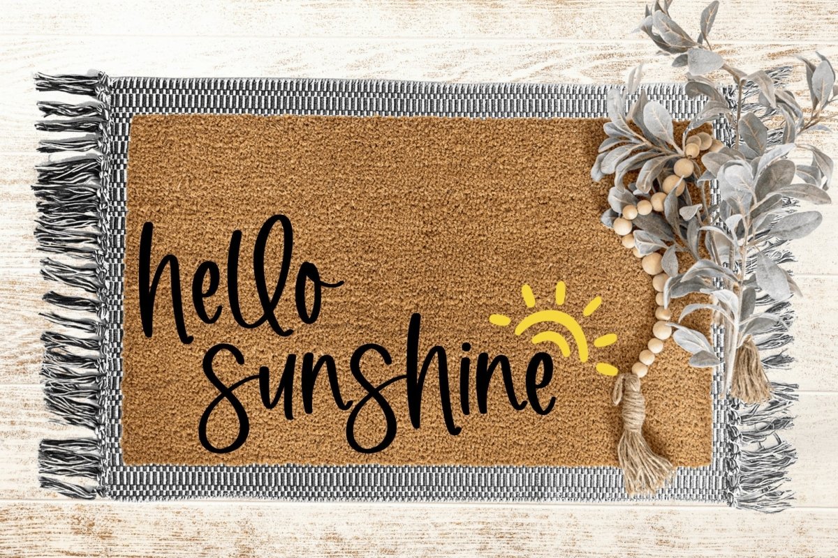 The Doormat Co. Hello Sunshine Doormat | Sun