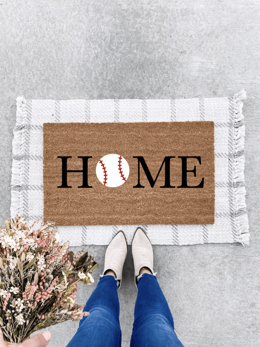 The Doormat Co. Home Doormat | Baseball