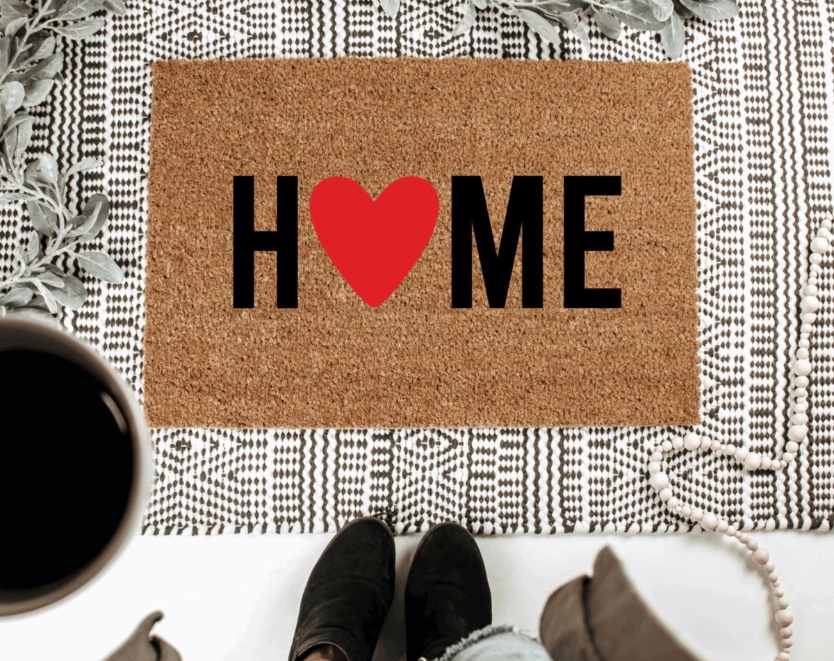 The Doormat Co. Home Doormat | With Heart