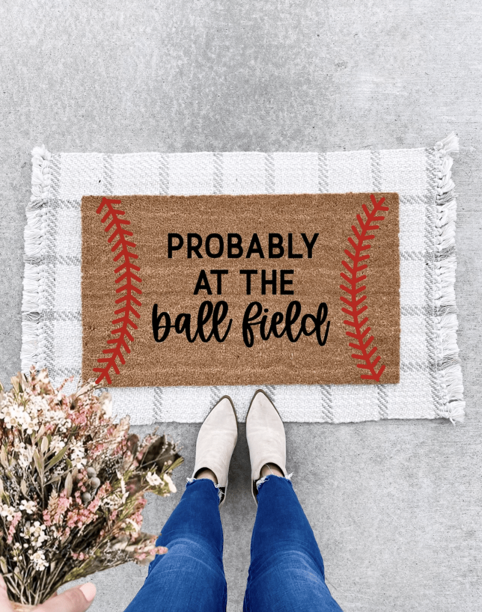 The Doormat Co. Probably At The Ball Field Doormat