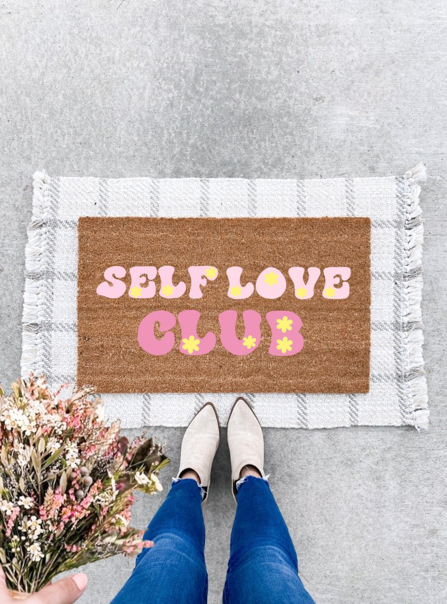 The Doormat Co. Self Love Club Doormat