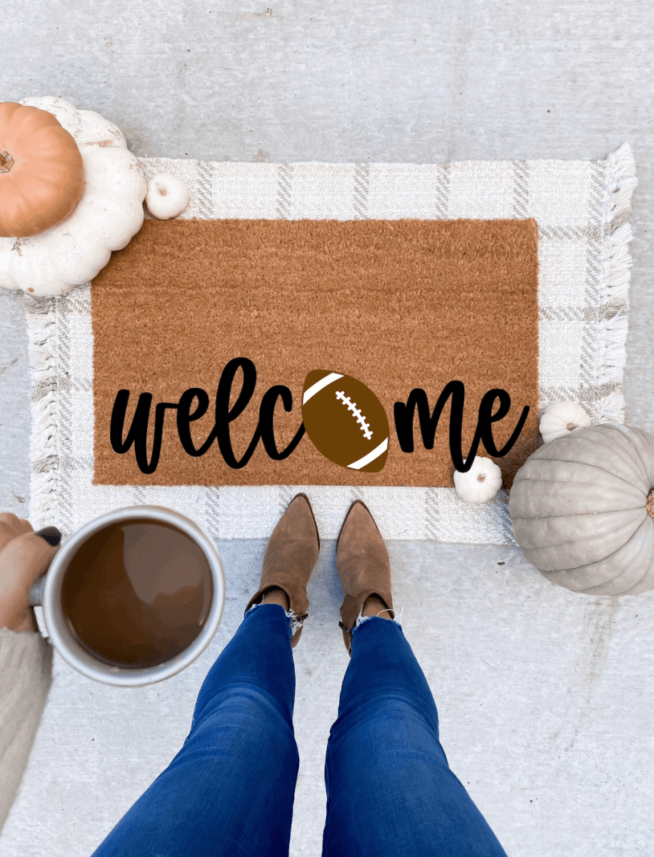 The Doormat Co. Welcome Doormat | Football