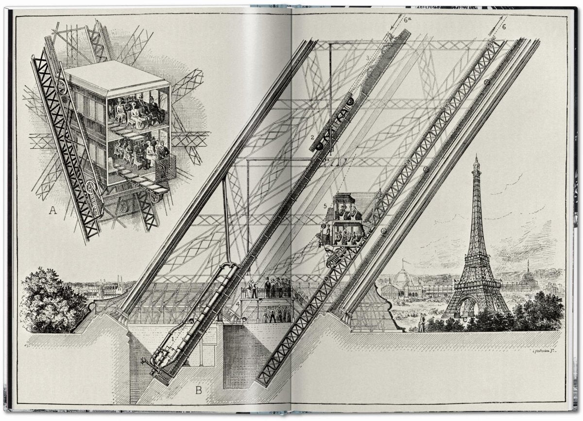 TASCHEN The Eiffel Tower (German, French, English, Italian) - lily & onyx