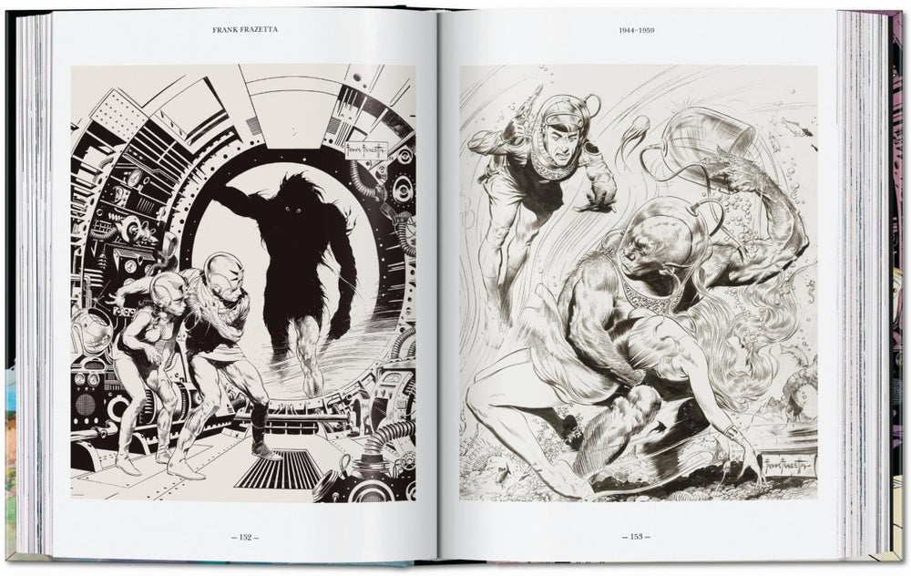 
                      
                        TASCHEN The Fantastic Worlds of Frank Frazetta. 40th Ed. (German, French, English)
                      
                    