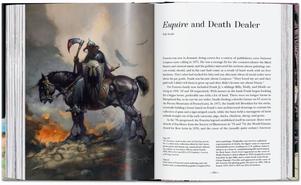 
                      
                        TASCHEN The Fantastic Worlds of Frank Frazetta. 40th Ed. (German, French, English)
                      
                    