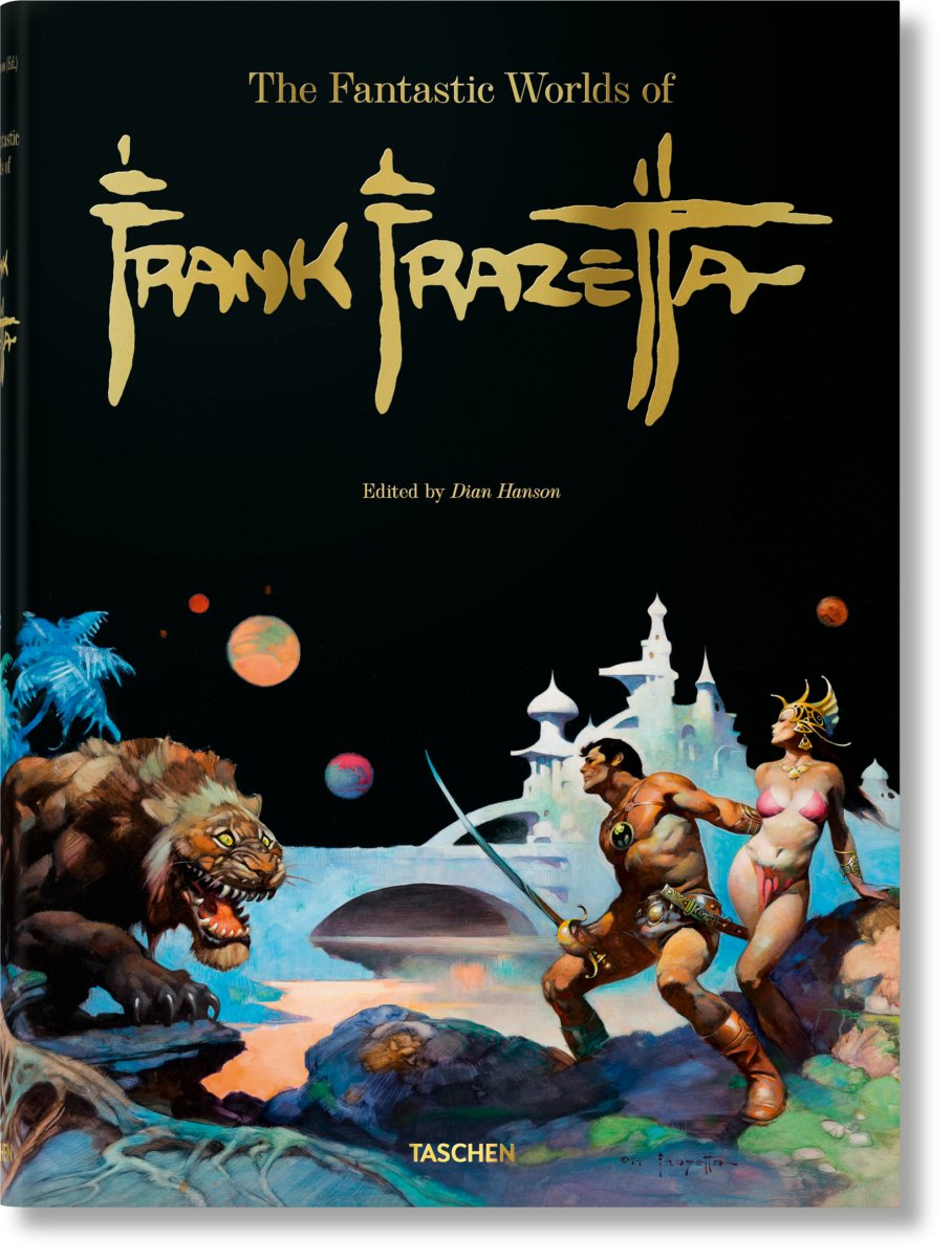 TASCHEN The Fantastic Worlds of Frank Frazetta (German, French, English) - lily & onyx