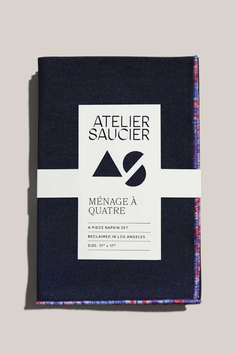 ATELIER SAUCIER The Firecracker Napkins | Set of 4 - lily & onyx