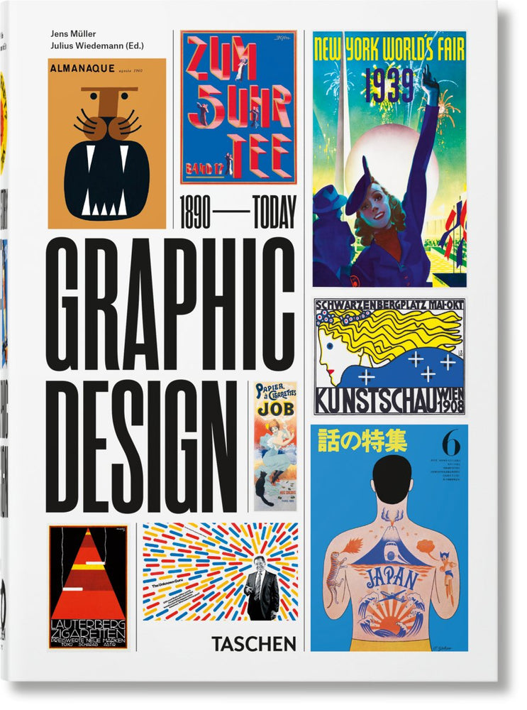 TASCHEN The History of Graphic Design. 40th Ed. (German, French, English) - lily & onyx