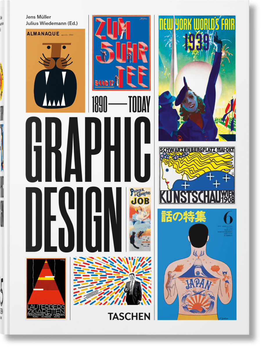 TASCHEN The History of Graphic Design. 40th Ed. (Spanish, English, Italian) - lily & onyx