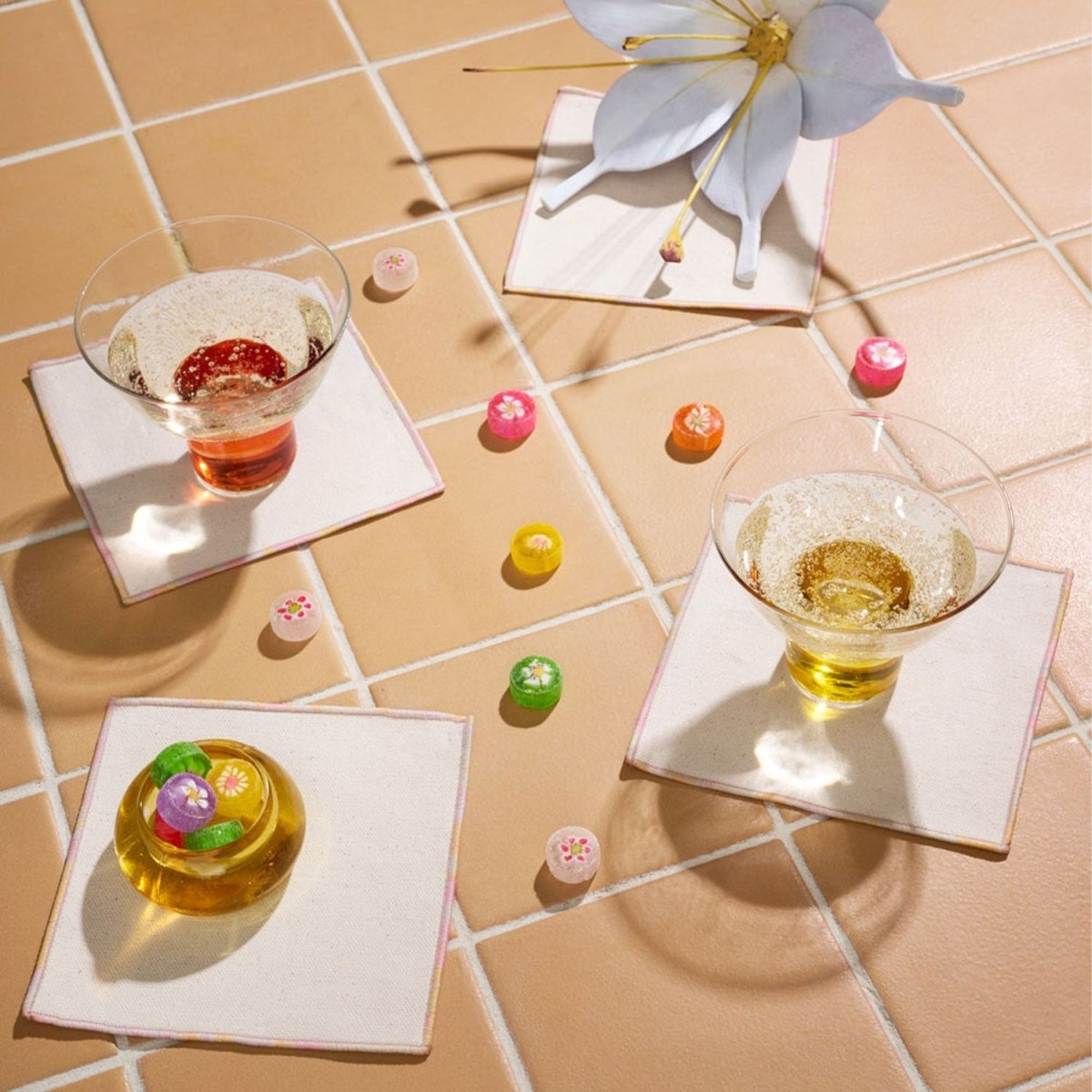 ATELIER SAUCIER The Hummingbird Cocktail Napkins | Set of 4 - lily & onyx