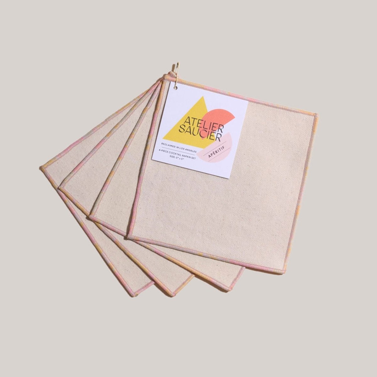ATELIER SAUCIER The Hummingbird Cocktail Napkins | Set of 4 - lily & onyx