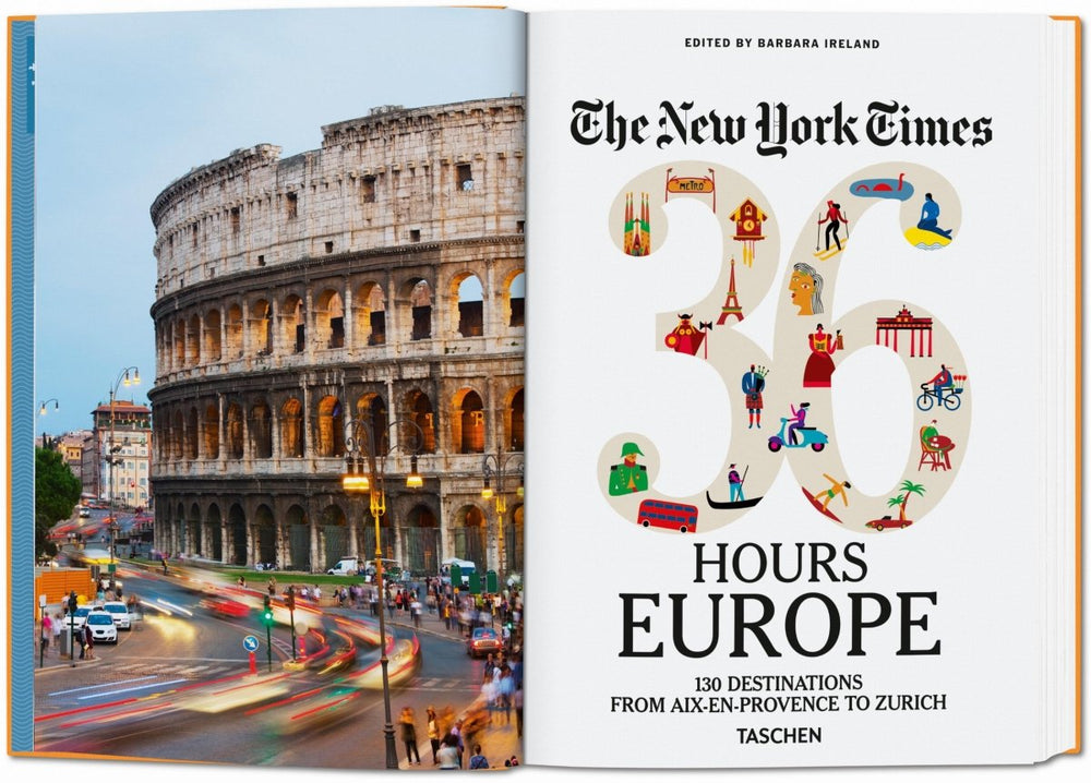 TASCHEN The New York Times 36 Hours. Europe. 3rd Edition (French) - lily & onyx