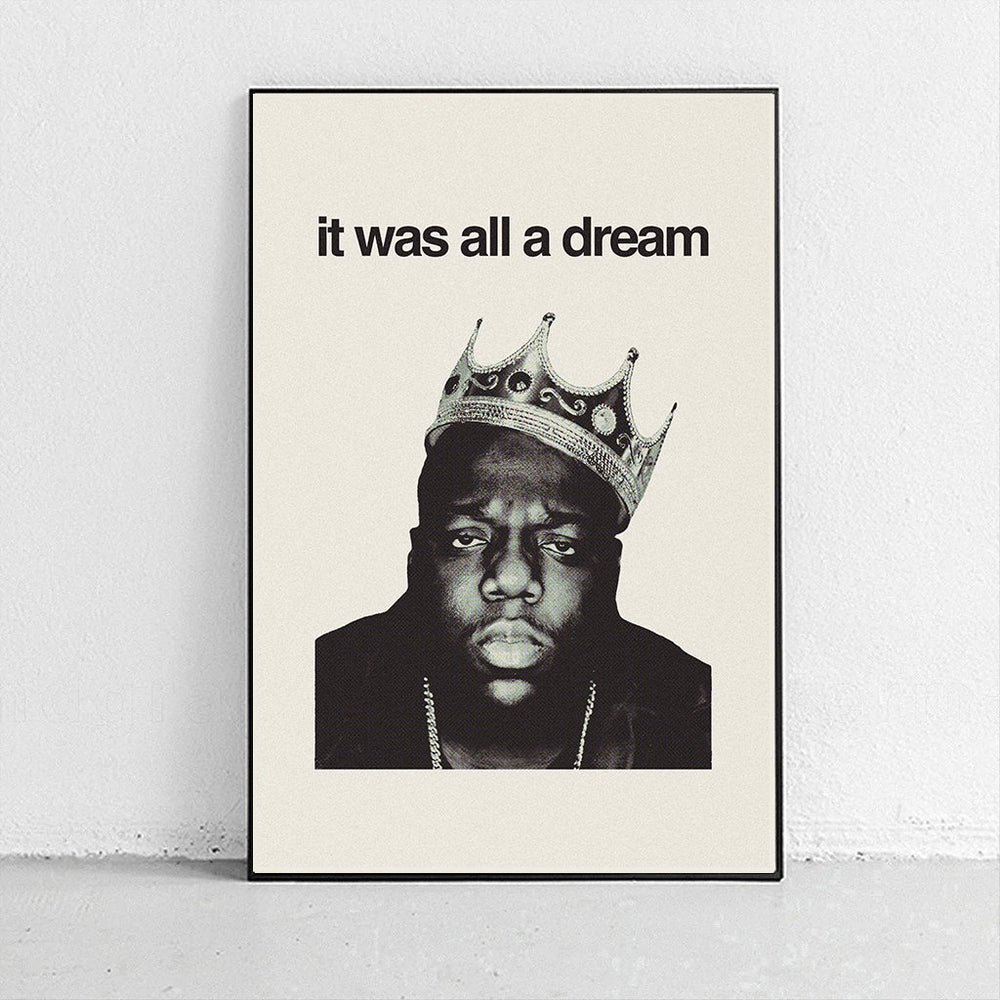 Sandgrain Studio The Notorious B.I.G. - It was all a dream - Biggie - lily & onyx